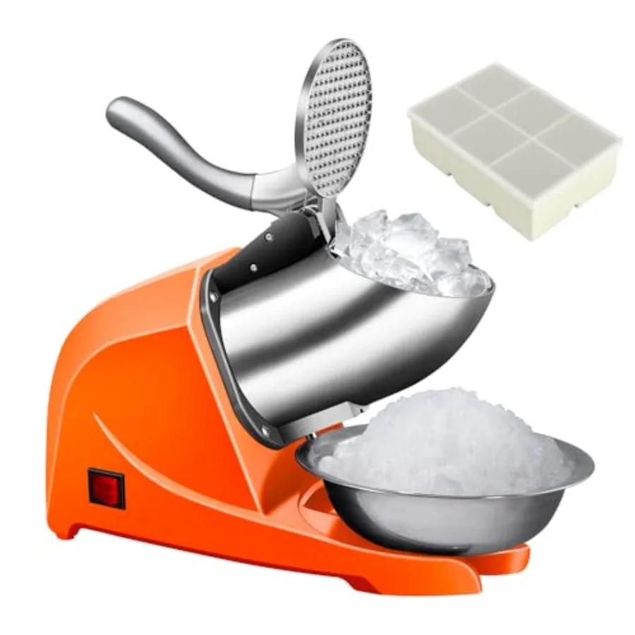 4-Blades Ice Shaver, Electric Shaved Ice Machine Ice Shaver Machine, 200lbs/hr ice Crusher with Ice Pick for Home and Commercia
4-Blades Ice Shaver, Electric Shaved Ice Machine Ice Shaver Machine, 200lbs/hr ice Crusher with Ice Pick for Home and Commercia