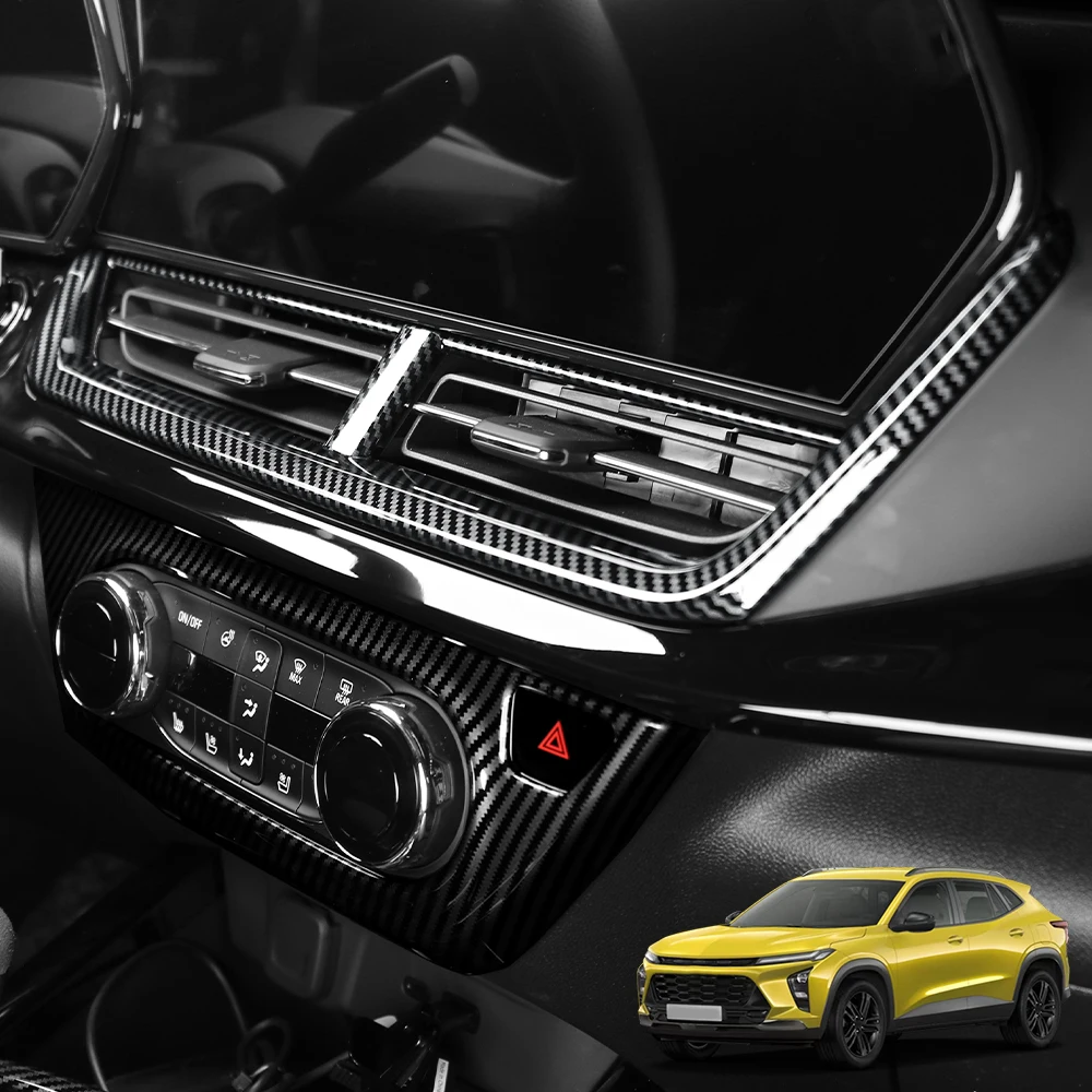For Chevrolet TRAX CROSSOVER 2023-2026 2PCS Dashboard Middle Air Conditioner Vent Cover Trim Interior Decor Accessories
For Chevrolet TRAX CROSSOVER 2023-2026 2PCS Dashboard Middle Air Conditioner Vent Cover Trim Interior Decor Accessories