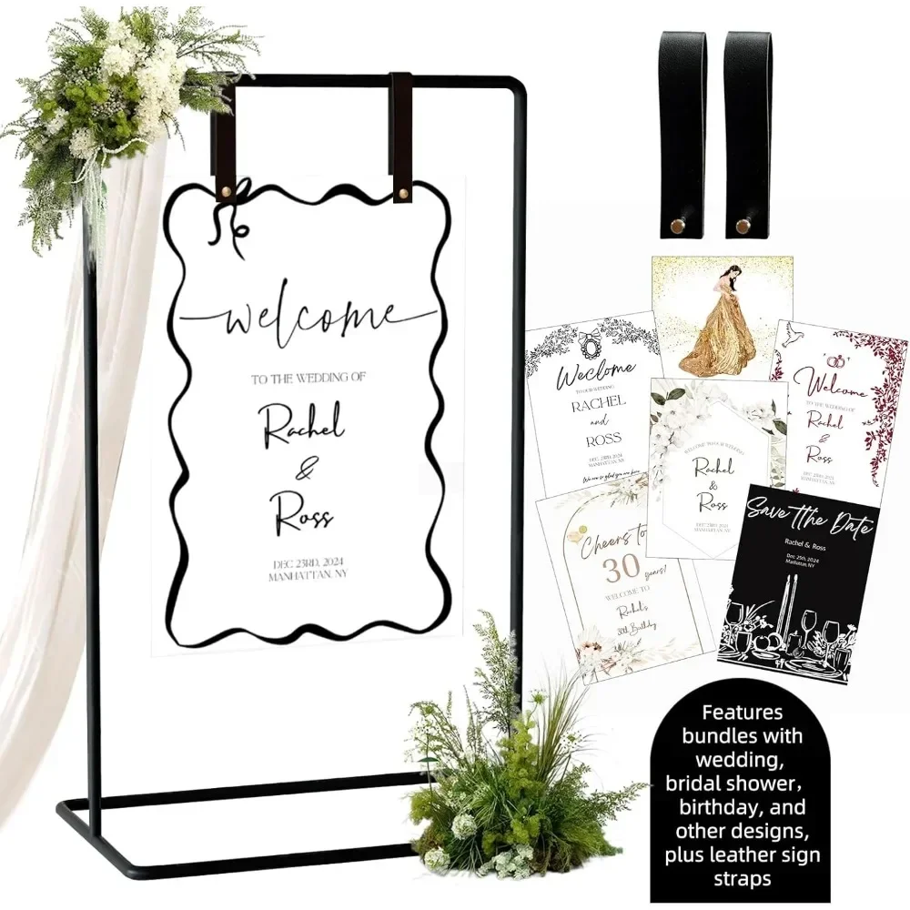 Adjustable Welcome to our wedding sign racks, design bunches and leather sign hangers, heavy duty sign racks
Adjustable Welcome to our wedding sign racks, design bunches and leather sign hangers, heavy duty sign racks
