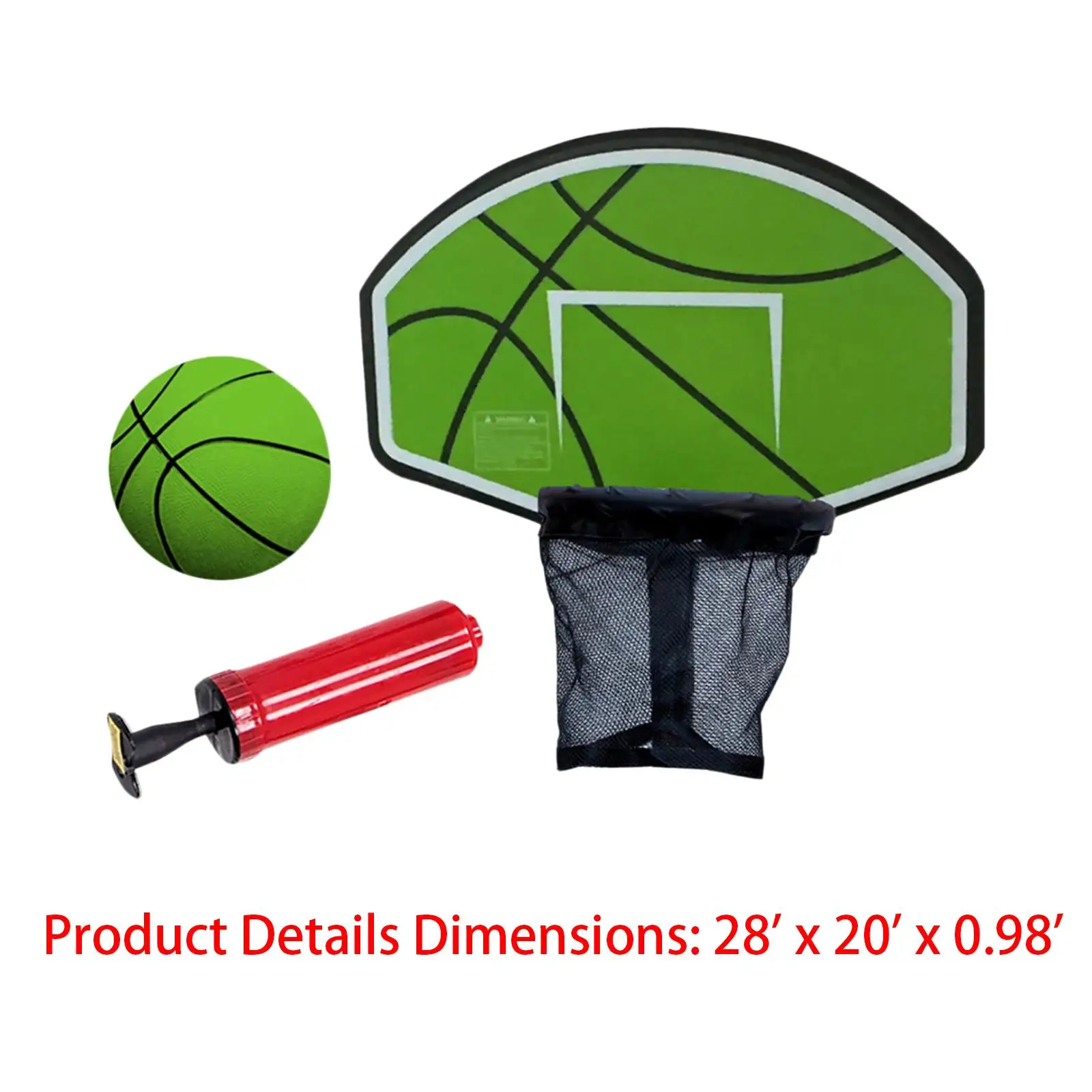Trampoline Basketball Hoop Attachment Garden Outdoor Sports Game for Dunking
Trampoline Basketball Hoop Attachment Garden Outdoor Sports Game for Dunking