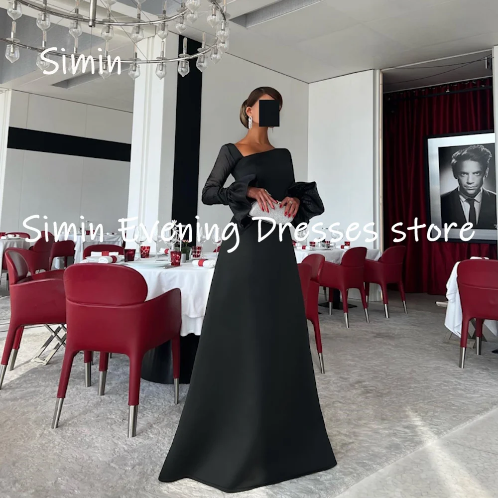 Simin Satin A-line Boat Populer Ruffle Formal Prom Gown Floor-length Evening Elegant Party dresses for women 2023
Simin Satin A-line Boat Populer Ruffle Formal Prom Gown Floor-length Evening Elegant Party dresses for women 2023