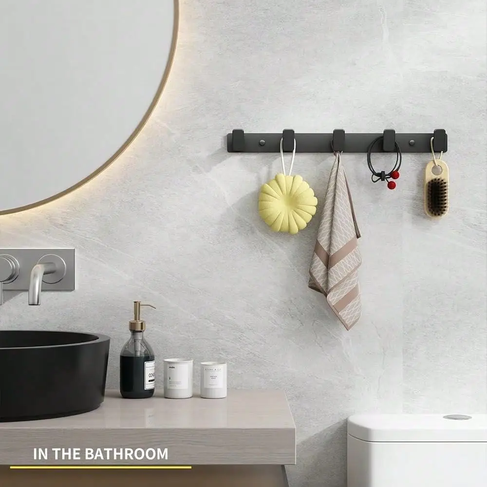Coat Rack Wall Hooks For Hanging Heavy Duty Door Hooks With 5 Hooks Key Holder For Wall Hat Rack For Entrance Coat Hook
Coat Rack Wall Hooks For Hanging Heavy Duty Door Hooks With 5 Hooks Key Holder For Wall Hat Rack For Entrance Coat Hook