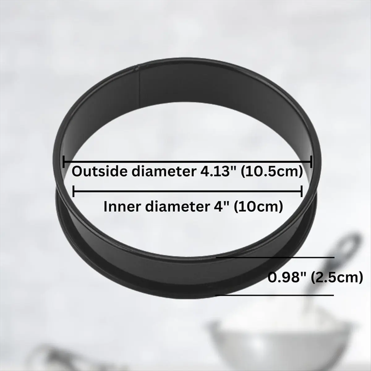 AA14 8 Pack Stainless Steel English Muffin Rings 4 Inch Crumpet Rings Nonstick Pastry Ring Mold,Egg Rings for Frying Egg
AA14 8 Pack Stainless Steel English Muffin Rings 4 Inch Crumpet Rings Nonstick Pastry Ring Mold,Egg Rings for Frying Egg