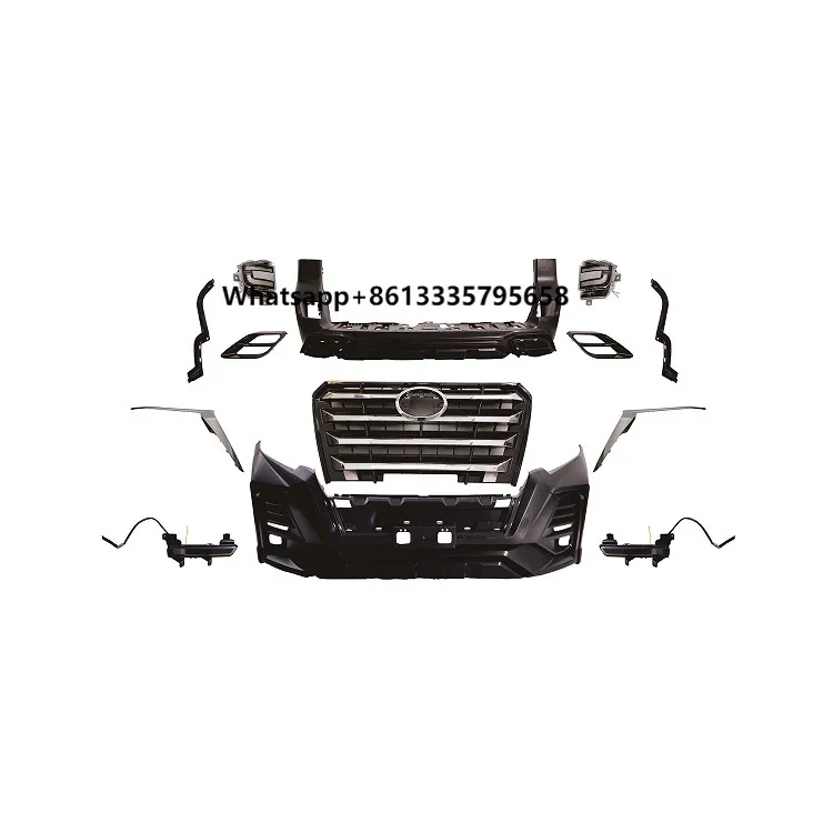 Factory Sale Upgrade X-Men Style Body Kits Front Rear Bumper Grille Body Kit for Prado FJ150 2018-2022
Factory Sale Upgrade X-Men Style Body Kits Front Rear Bumper Grille Body Kit for Prado FJ150 2018-2022