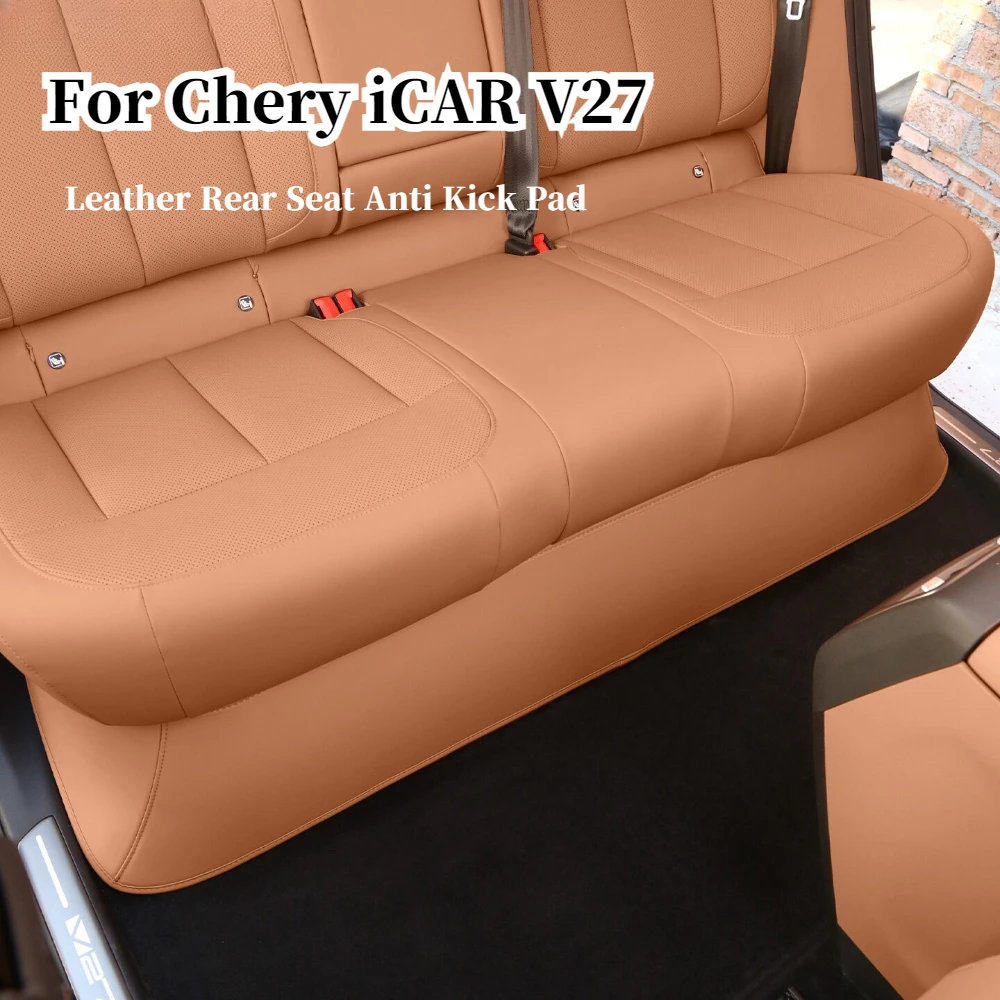 For Chery iCAR V27 2026+ Leather Rear Seat Anti Kick Pad Seat Lower Protective Mat Dirt Proof Sticker Interior Upgrade Parts
For Chery iCAR V27 2026+ Leather Rear Seat Anti Kick Pad Seat Lower Protective Mat Dirt Proof Sticker Interior Upgrade Parts