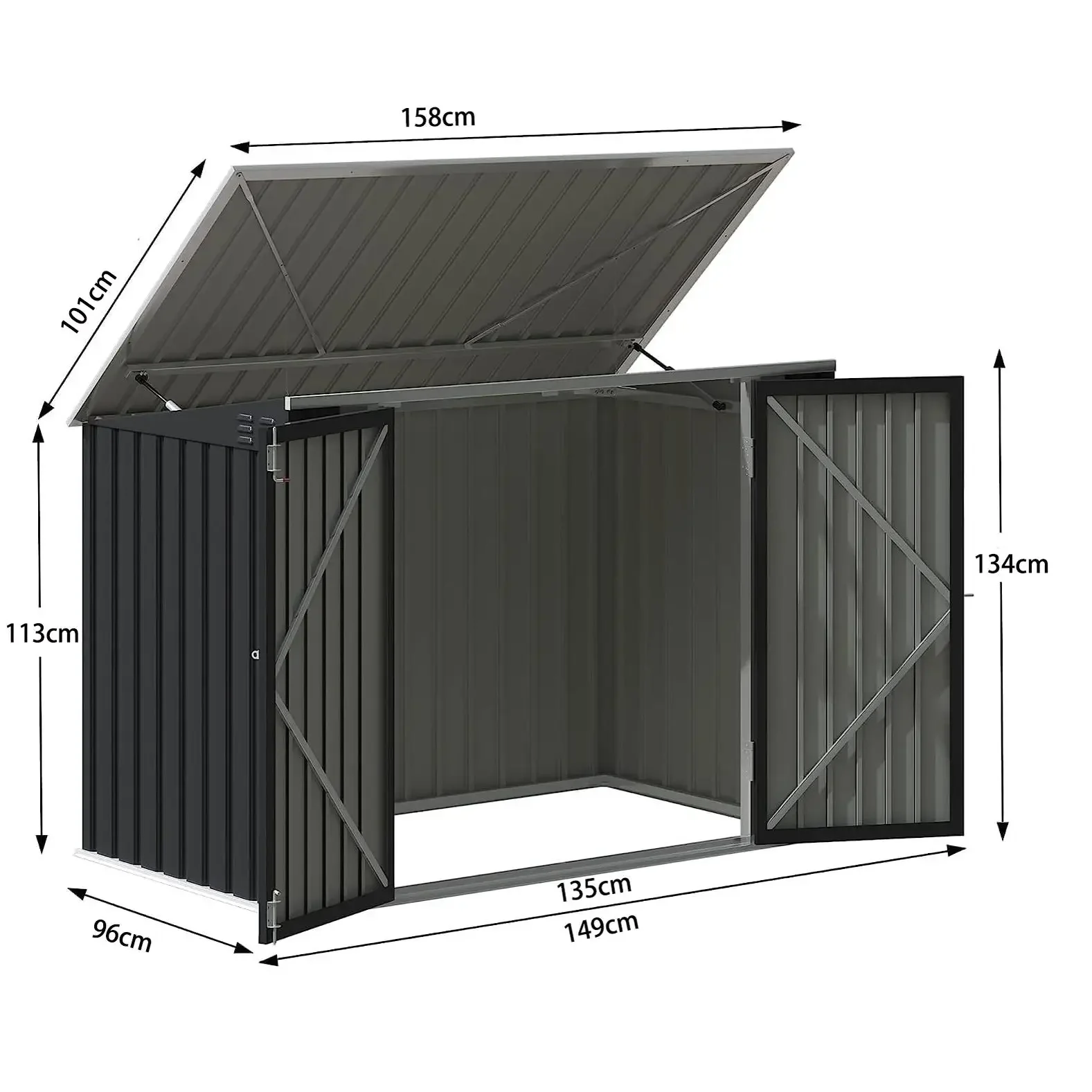 Уличный шкаф для хранения, ящик для хранения, садовые инструменты, мелкие принадлежности, из железного листа, водонепроницаемый и солнцезащитный, для двора, для улицы
Уличный шкаф для хранения, ящик для хранения, садовые инструменты, мелкие принадлежности, из железного листа, водонепроницаемый и солнцезащитный, для двора, для улицы