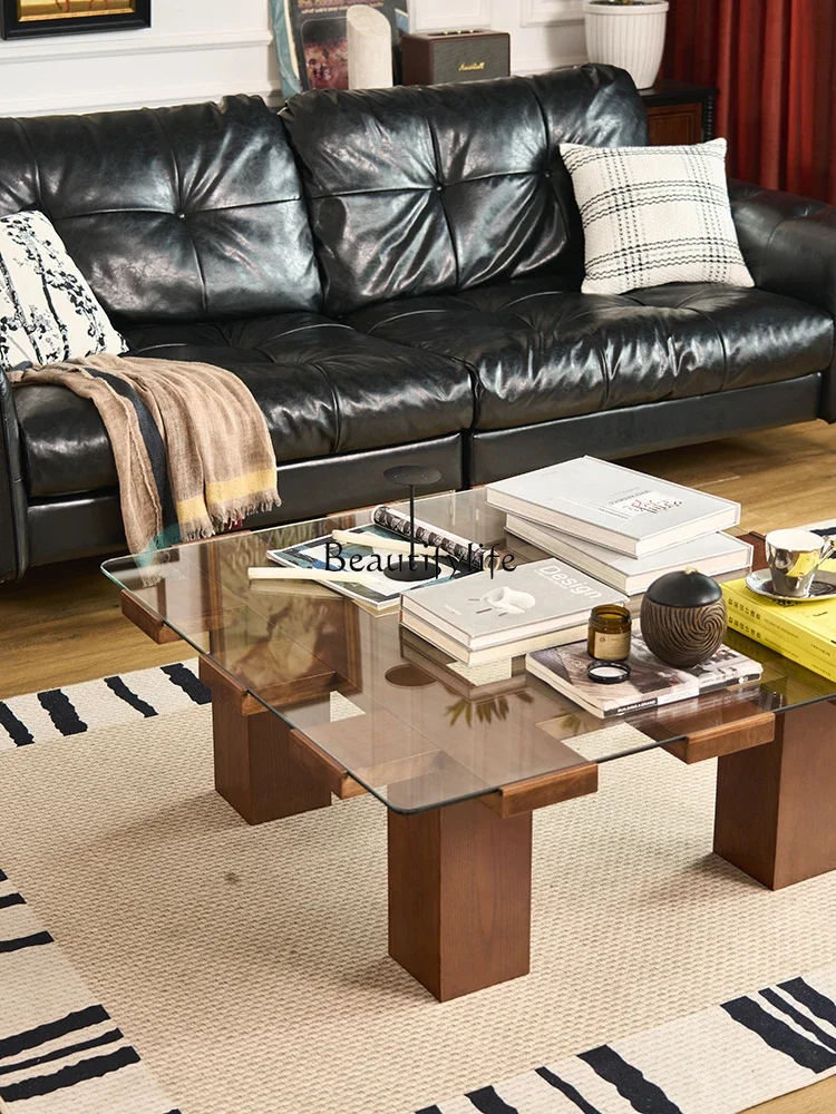 02 ls 18French medieval square tempered glass coffee table household living room retro creative tea table
02 ls 18French medieval square tempered glass coffee table household living room retro creative tea table