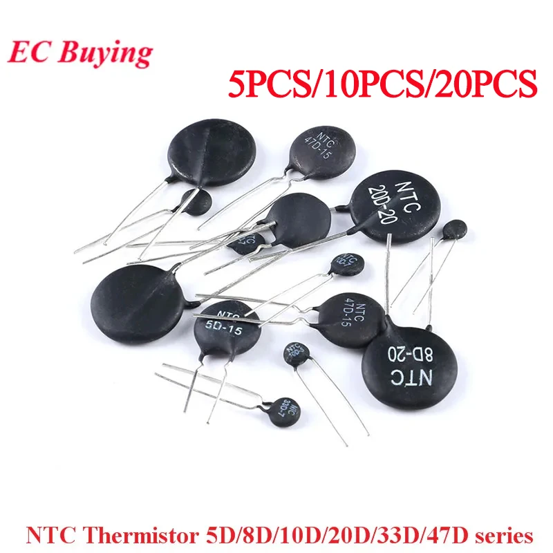 NTC Thermistor Thermal Resistor 5D-5 5D-7 5D-9 5D-11 5D-15 8D-7 8D-9 8D-11 8D-20 10D-5 10D-7 10D-9 10D-11 10D-15 10D-20 20D-20
NTC Thermistor Thermal Resistor 5D-5 5D-7 5D-9 5D-11 5D-15 8D-7 8D-9 8D-11 8D-20 10D-5 10D-7 10D-9 10D-11 10D-15 10D-20 20D-20