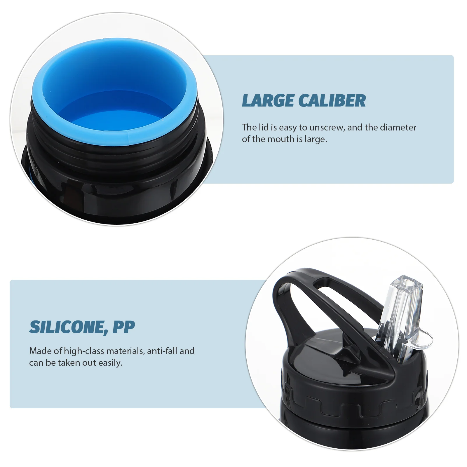 Fitness Water Bottle Large Capacity Portable Silicone Pp Container Anti-Leak Outdoor Hiking Camping Supply Sports Water
Fitness Water Bottle Large Capacity Portable Silicone Pp Container Anti-Leak Outdoor Hiking Camping Supply Sports Water