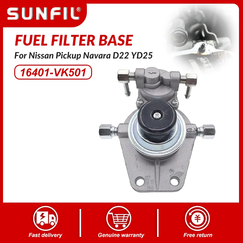 16401-VK501 16401-VK511 16401VK511 База топливного фильтра для Nissan Pickup Navara D22 YD25
16401-VK501 16401-VK511 16401VK511 База топливного фильтра для Nissan Pickup Navara D22 YD25