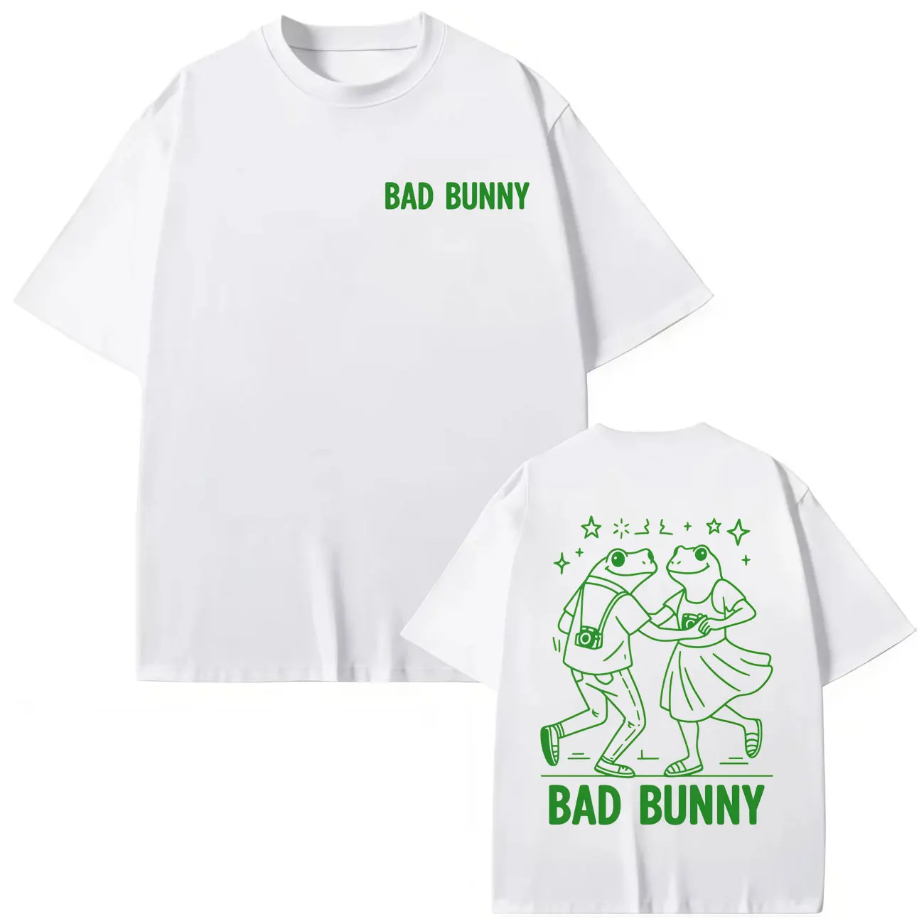 Rapper Bad Bunny Merch T-shirt Harajuku Hip Hop Style Short Sleeve T-shirts Men Women Summer Casual Fashion Oversized T Shirts
Rapper Bad Bunny Merch T-shirt Harajuku Hip Hop Style Short Sleeve T-shirts Men Women Summer Casual Fashion Oversized T Shirts