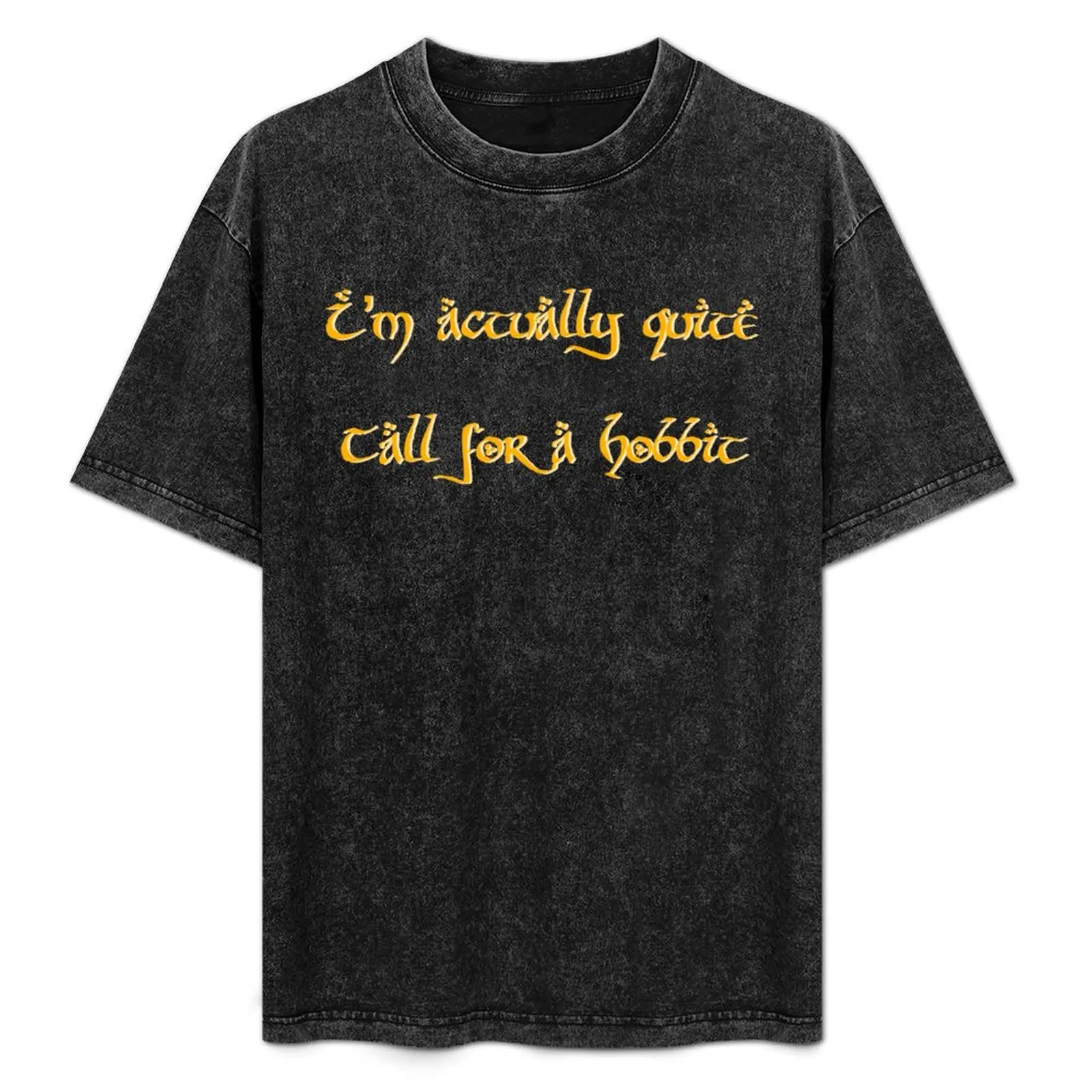 Quite tall for a hobbit T-Shirt cute clothes oversized anime stuff t shirt men 100℅ cotton
Quite tall for a hobbit T-Shirt cute clothes oversized anime stuff t shirt men 100℅ cotton