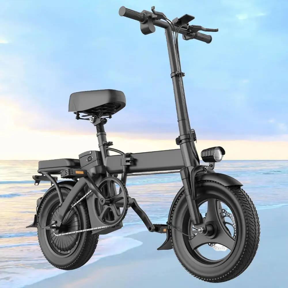 Folding Electric Motorcycles Bike 500W Motor 14" Tire, 19MPH Speed, 30Miles Range 48V 20AH/15AH/10Ah Battery Ebike for Adults 
Folding Electric Motorcycles Bike 500W Motor 14" Tire, 19MPH Speed, 30Miles Range 48V 20AH/15AH/10Ah Battery Ebike for Adults