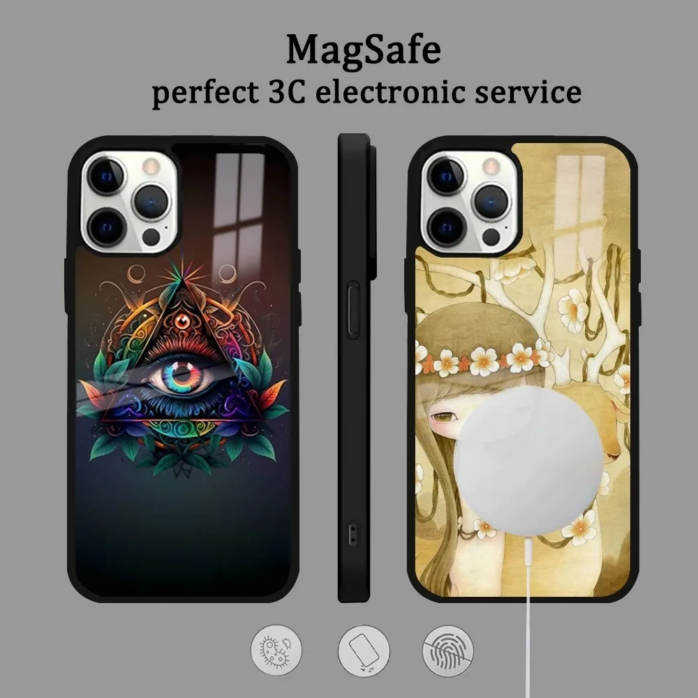 Monophthalmia Phone Case For IPhone 16 15 14 13 12 11 Pro Max Plus Mini Magsafe Mirror Wireless Magnetic Cover
Monophthalmia Phone Case For IPhone 16 15 14 13 12 11 Pro Max Plus Mini Magsafe Mirror Wireless Magnetic Cover