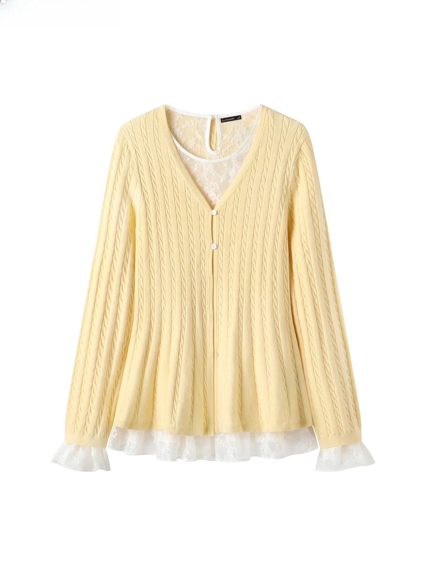 La Chapelle винтажный вязаный кружевной комплект с v-образным вырезом, круглый комплект из двух предметов Ne, женский повседневный длинный кардиган из полиэфирного волокна
La Chapelle винтажный вязаный кружевной комплект с v-образным вырезом, круглый комплект из двух предметов Ne, женский повседневный длинный кардиган из полиэфирного волокна