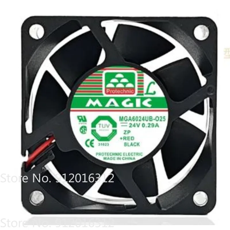 New Cooler Fan for MAGIC MGA6024YR/XB/UB/ZR/XR/UR/HB/YB-O20/O25/025/020 24V Cooling Fan 60 * 60 * 25MM
New Cooler Fan for MAGIC MGA6024YR/XB/UB/ZR/XR/UR/HB/YB-O20/O25/025/020 24V Cooling Fan 60 * 60 * 25MM