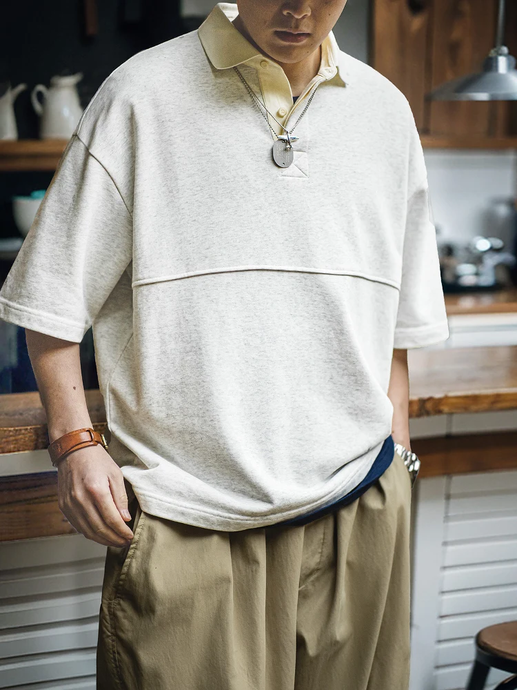 Maden American Retro Knitted Loose ort Sve irt Cleanfit f Sve T-irt for Men Summer Casual Sle Cotton Po...
Maden American Retro Knitted Loose ort Sve irt Cleanfit f Sve T-irt for Men Summer Casual Sle Cotton Po...