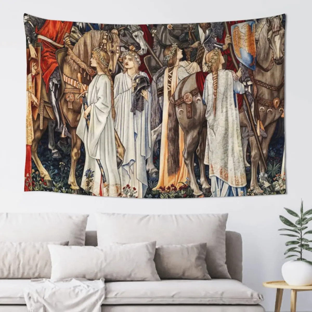 Quest for the Holy Grail - The Arming and Departure of the Knights Tapestry Anime Decor Decoration Home Tapestry
Quest for the Holy Grail - The Arming and Departure of the Knights Tapestry Anime Decor Decoration Home Tapestry