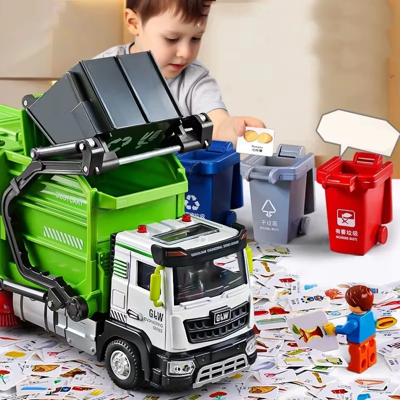 1:40 City Garbage Truck Model Simulation Diecast Water Tanker Sanitation Vehicle Sound and Light Toys for Children Gift
1:40 City Garbage Truck Model Simulation Diecast Water Tanker Sanitation Vehicle Sound and Light Toys for Children Gift