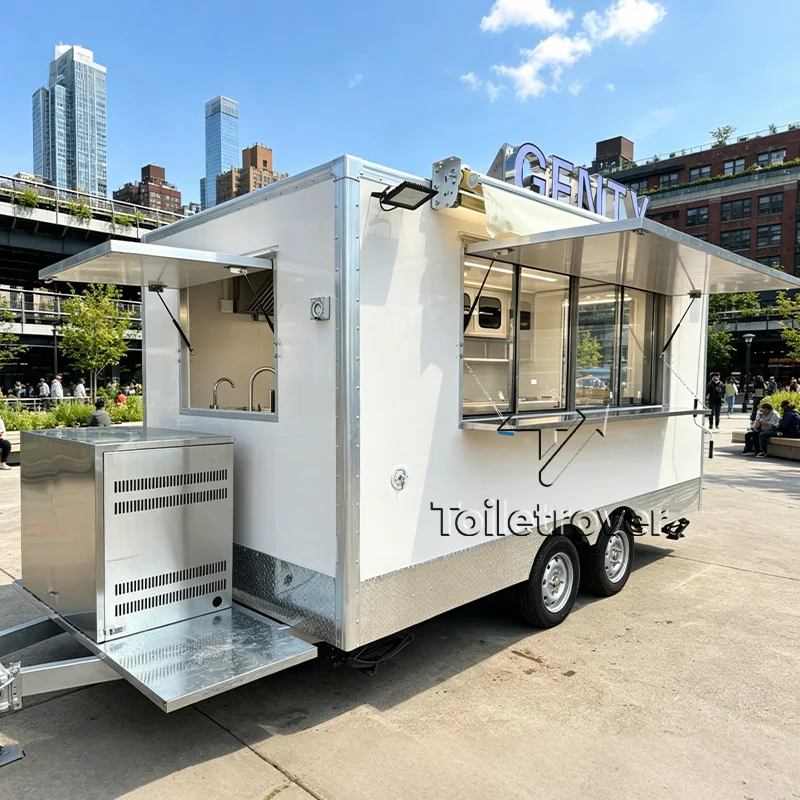 High End Outdoor Food Cart Commercial Food Trailer Fast Food Truck Trailer Street Food Truck with Air Conditioner
High End Outdoor Food Cart Commercial Food Trailer Fast Food Truck Trailer Street Food Truck with Air Conditioner