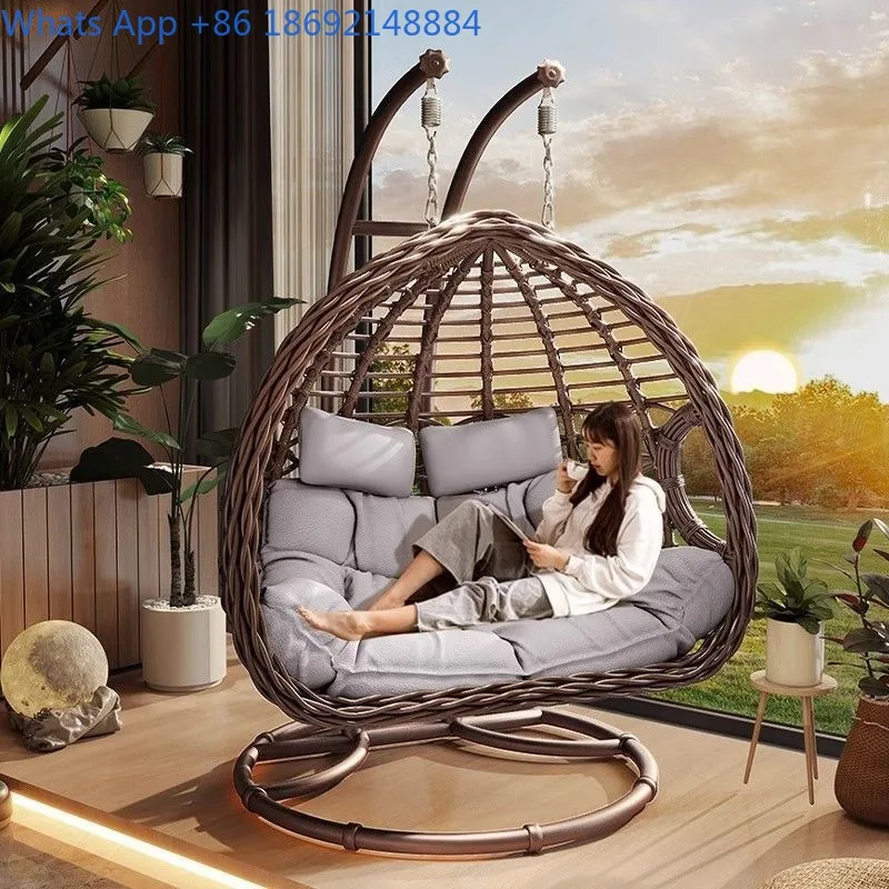 Outdoor Hanging Basket Chair Swing for Courtyard, Home Balcony, Indoor Bird's Nest Hammock, Rattan Chair, Rocking Chair
Outdoor Hanging Basket Chair Swing for Courtyard, Home Balcony, Indoor Bird's Nest Hammock, Rattan Chair, Rocking Chair
