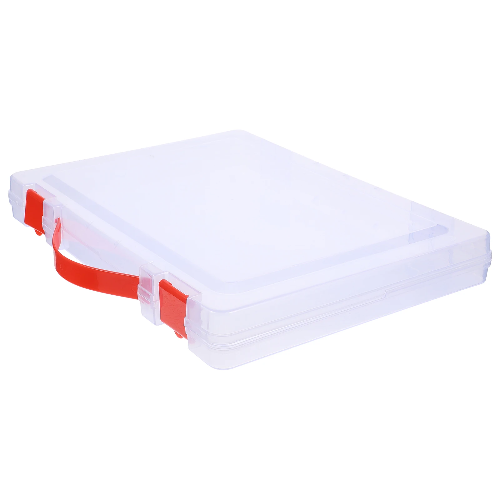 Transparent A4 File Box Office Desk Organizer Wear Resistant Paper Storage Holder Home Supplies Document Case Red Clip Large
Transparent A4 File Box Office Desk Organizer Wear Resistant Paper Storage Holder Home Supplies Document Case Red Clip Large