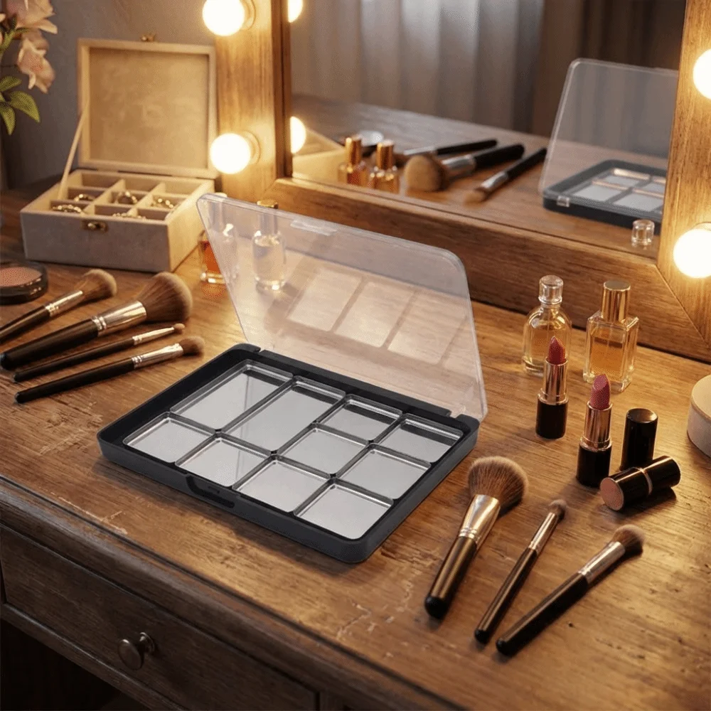 Refillable Multiple Grids Empty Magnetic Cosmetics Palette Portable Cosmetic Storage DIY Makeup Dispensing Box Professional
Refillable Multiple Grids Empty Magnetic Cosmetics Palette Portable Cosmetic Storage DIY Makeup Dispensing Box Professional