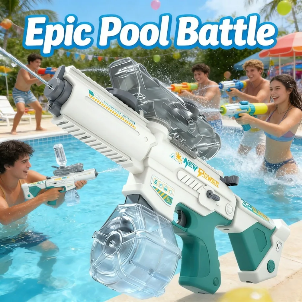 M416 Electric Water Gun Toy with External Water Bottle Outdoor Beach Swimming Pool Firing Shooting Water Fight Game Perfect Gift
M416 Electric Water Gun Toy with External Water Bottle Outdoor Beach Swimming Pool Firing Shooting Water Fight Game Perfect Gift
