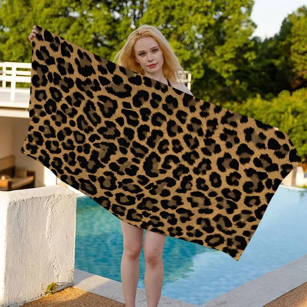 Leopard Print Anime Beach Swimming Towel Soft Absorbent Washcloth Children's Gifts For Kids Travel Camping Gym
Leopard Print Anime Beach Swimming Towel Soft Absorbent Washcloth Children's Gifts For Kids Travel Camping Gym