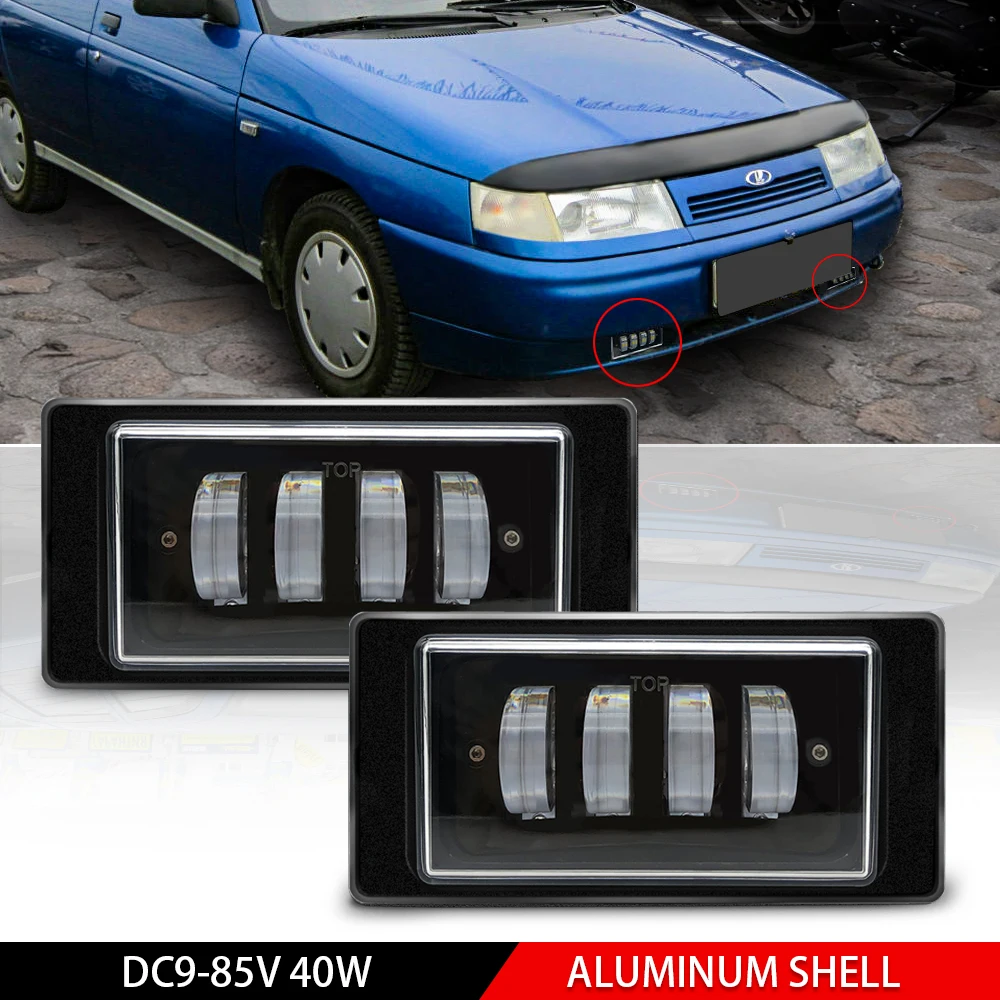 2PCS High Quality Cars Front Fog Lamp Waterproof 6000K Led Fog Lights Fog Passing Light For Lada 2110
2PCS High Quality Cars Front Fog Lamp Waterproof 6000K Led Fog Lights Fog Passing Light For Lada 2110