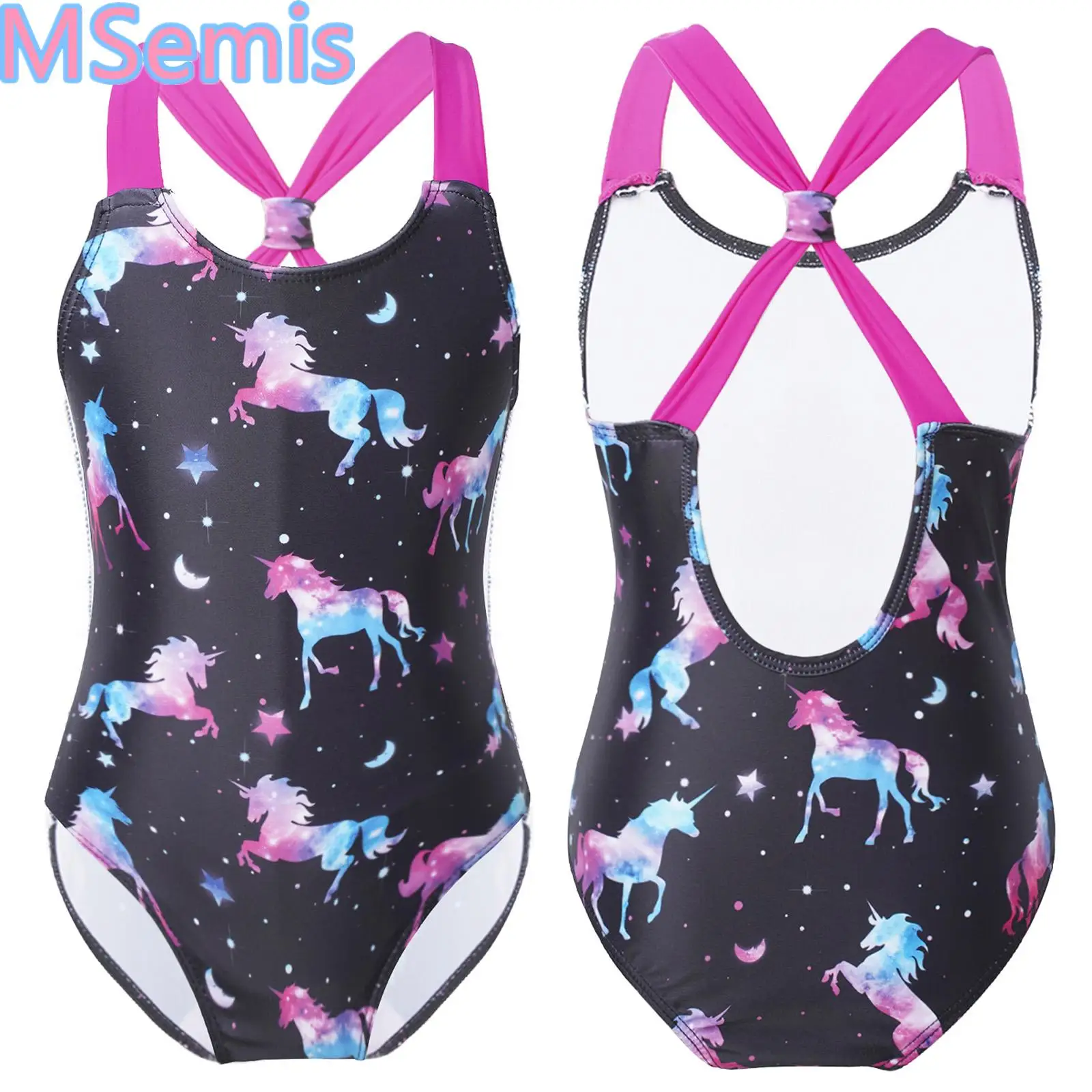 Girls Printed Swimsuit One-Piece Sleeveless Wide Shoulder Straps Sapphire for with Horse And Stars Pattern Printing
Girls Printed Swimsuit One-Piece Sleeveless Wide Shoulder Straps Sapphire for with Horse And Stars Pattern Printing