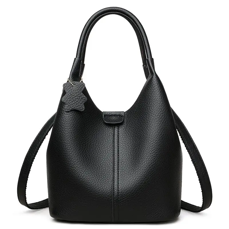 Multi-color Versatile New Handbag Premium Bucket Fashion Out Soft Leather Leather Texture Tote Oblique Span Women's Pretty Bag
Multi-color Versatile New Handbag Premium Bucket Fashion Out Soft Leather Leather Texture Tote Oblique Span Women's Pretty Bag