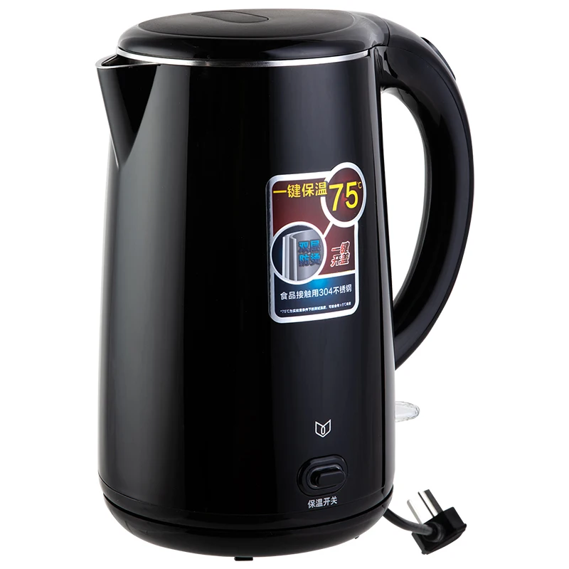 Deli 85609 пищевой электрический чайник из нержавеющей стали 304, офисный бытовой чайник 1,7 л, сохранение тепла, 8 шт. в картонном наборе
Deli 85609 пищевой электрический чайник из нержавеющей стали 304, офисный бытовой чайник 1,7 л, сохранение тепла, 8 шт. в картонном наборе