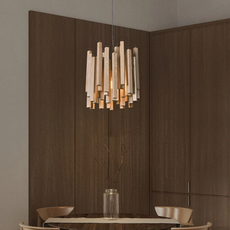 Vintage Restaurant Creative Pendant Light Living Room Dining Room Main Lighting Fixture Wabi Sabi Style Wooden Pendant Lamp
Vintage Restaurant Creative Pendant Light Living Room Dining Room Main Lighting Fixture Wabi Sabi Style Wooden Pendant Lamp