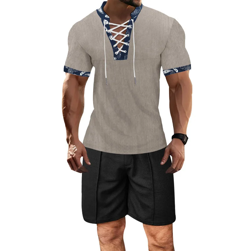 2024 Cross-border Men's Clothing Suit Summer Europe and America Amazon Corduroy Short Sleeve Shorts Casual Men's Suit
2024 Cross-border Men's Clothing Suit Summer Europe and America Amazon Corduroy Short Sleeve Shorts Casual Men's Suit