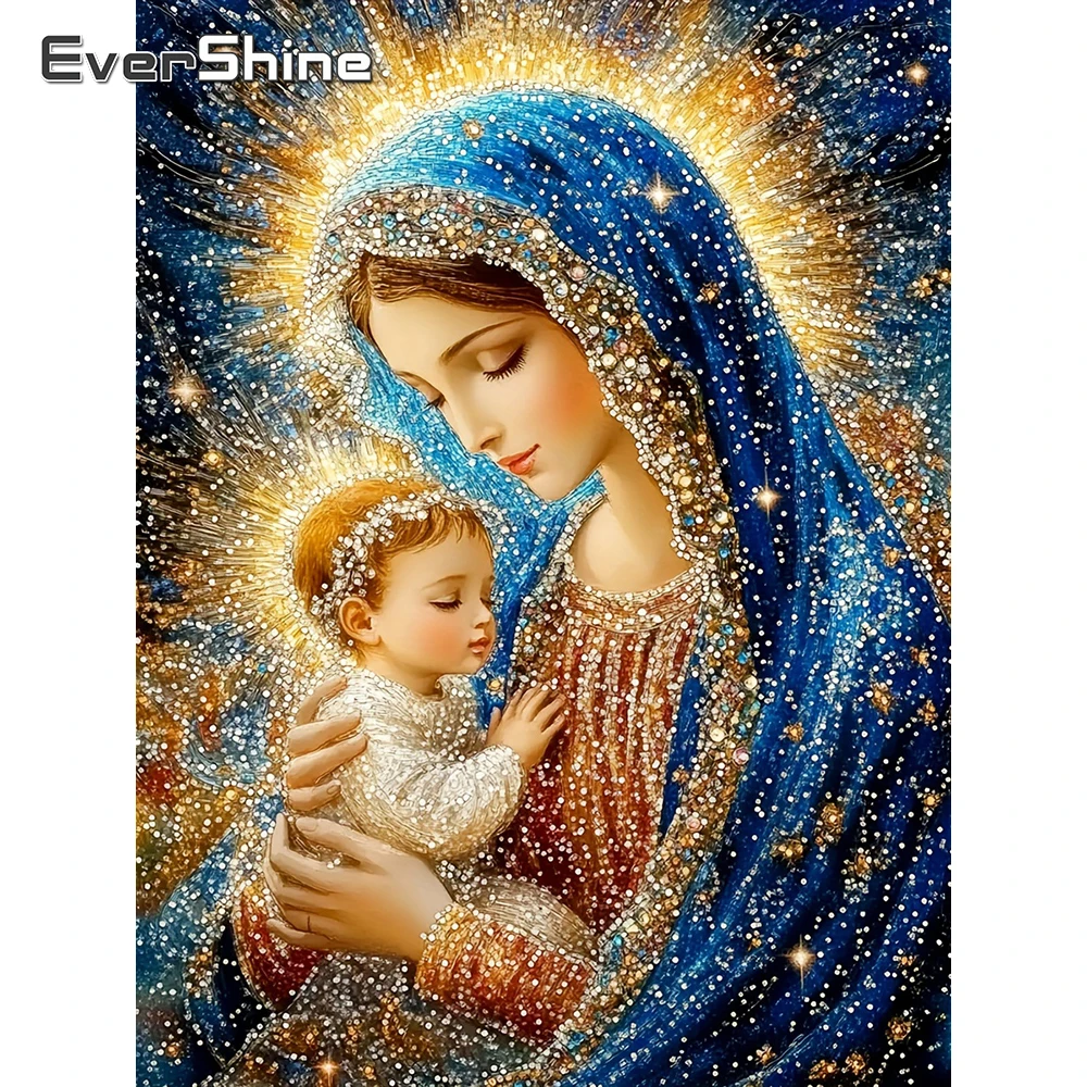 1PC frameless Diamond Embroidery Religion Full Drill Square Mosaic Virgin Mary DIY Picture Of Rhinestones Painting Child Home D
1PC frameless Diamond Embroidery Religion Full Drill Square Mosaic Virgin Mary DIY Picture Of Rhinestones Painting Child Home D