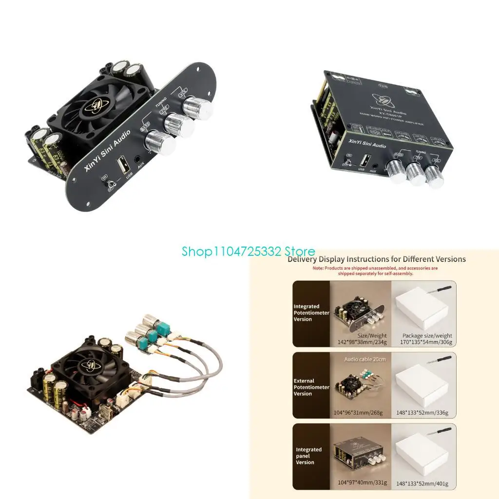 P5EA 600W Mono Wireless Sound Amplifier Board With Bluetooth-compatible Power
P5EA 600W Mono Wireless Sound Amplifier Board With Bluetooth-compatible Power