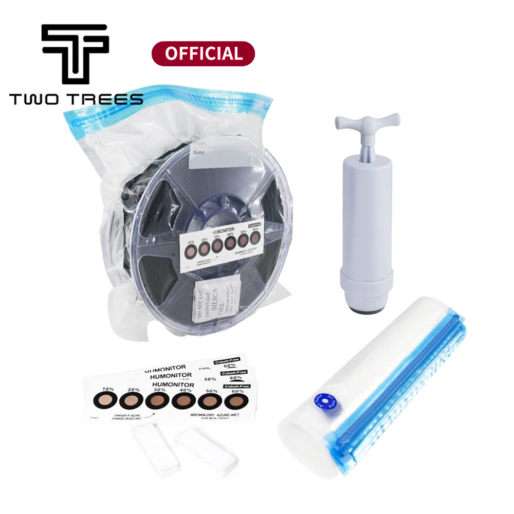 3D Printer Filament Storage Bag PLA Filament Vacuum Sealed Bags Dryer Safekeep Humidity Resistant Sealing Bags Keep Filament Dry
3D Printer Filament Storage Bag PLA Filament Vacuum Sealed Bags Dryer Safekeep Humidity Resistant Sealing Bags Keep Filament Dry