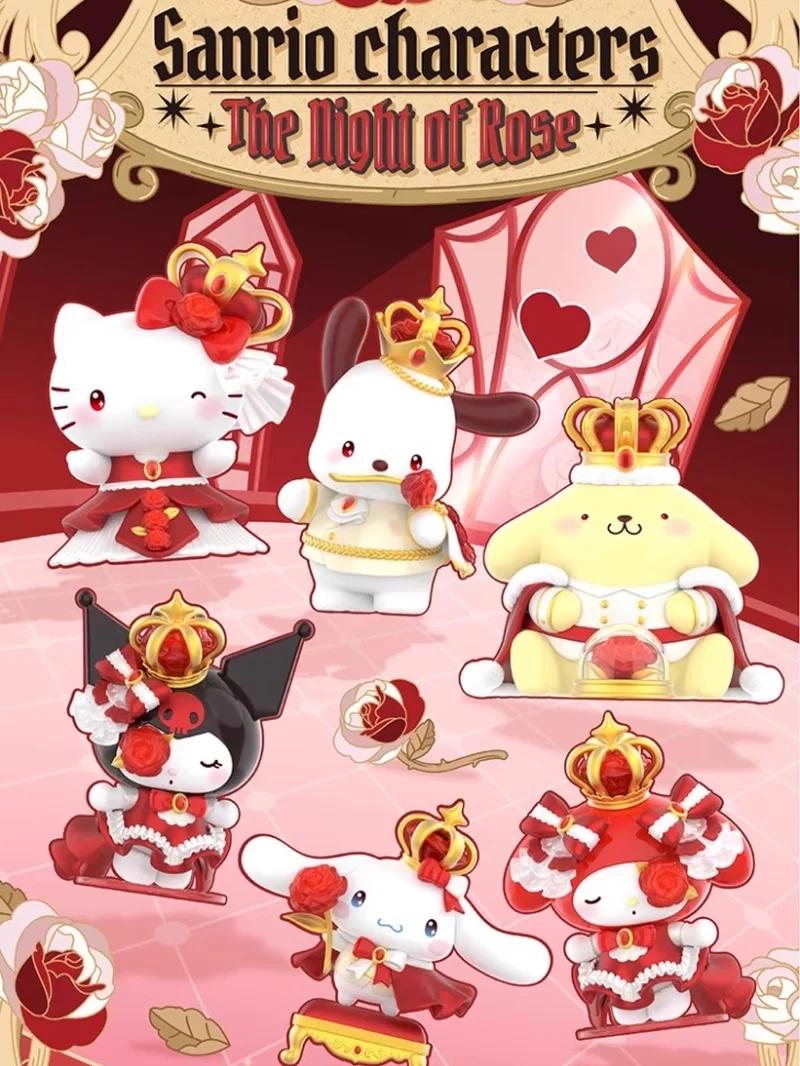 Toptoy Family Rose Night Series Kuromi Pochacco винтажная фигурка слепая коробка Коллекционная модная игрушка для подарков на день рождения
Toptoy Family Rose Night Series Kuromi Pochacco винтажная фигурка слепая коробка Коллекционная модная игрушка для подарков на день рождения