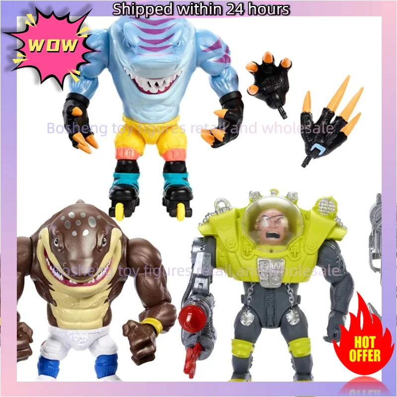 Оригинальный Mattel Street Sharks Dr Piranoid Streex Big Slammu, 30-летие, в наличии, аниме-фигурки, модель игрушки
Оригинальный Mattel Street Sharks Dr Piranoid Streex Big Slammu, 30-летие, в наличии, аниме-фигурки, модель игрушки