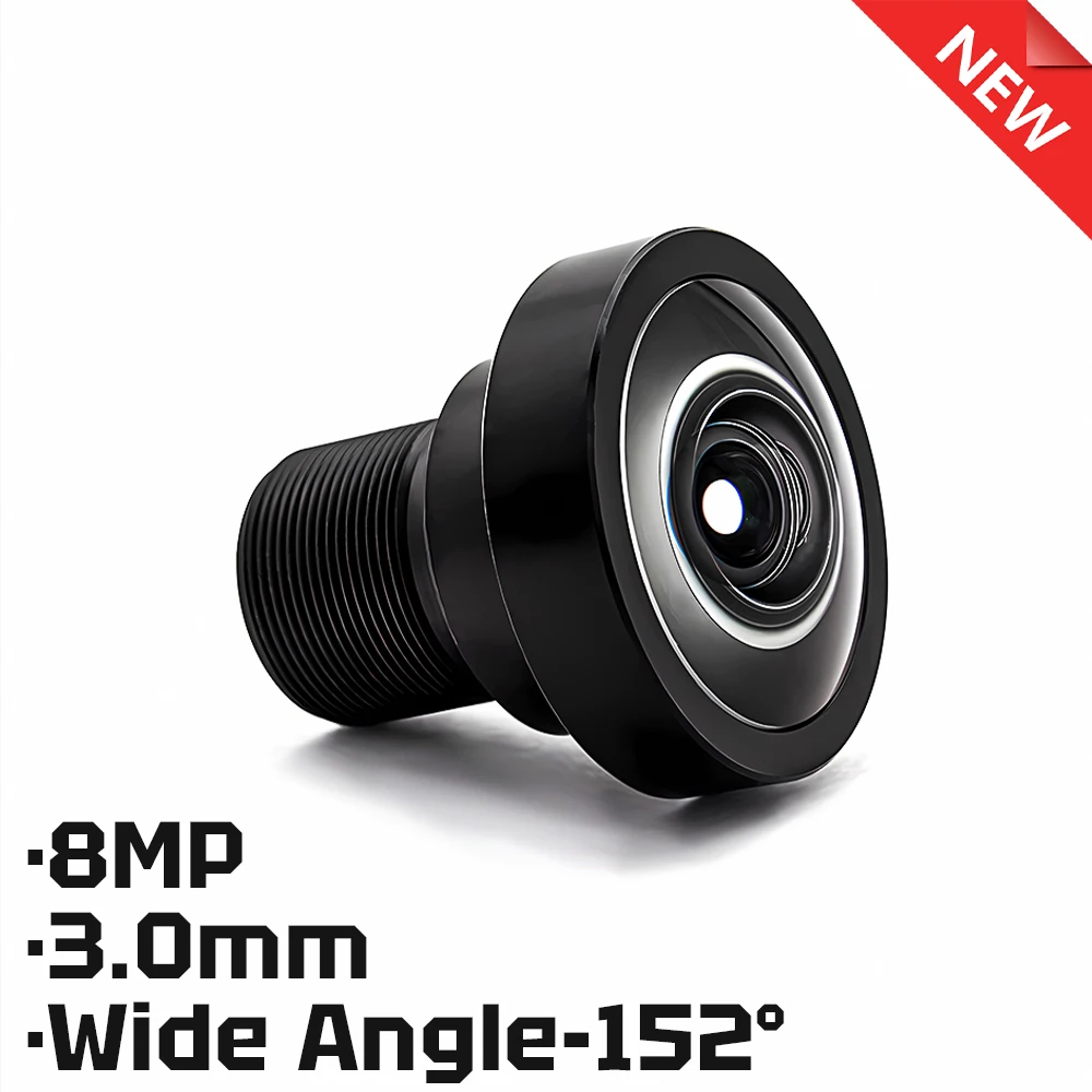 WGWK-4138 HD 8MP M12 Mount Lens 2.94mm Focal length 1/1.8" SC4210 Ultra Wide Angle For IP CCTV and Security Camera
WGWK-4138 HD 8MP M12 Mount Lens 2.94mm Focal length 1/1.8" SC4210 Ultra Wide Angle For IP CCTV and Security Camera