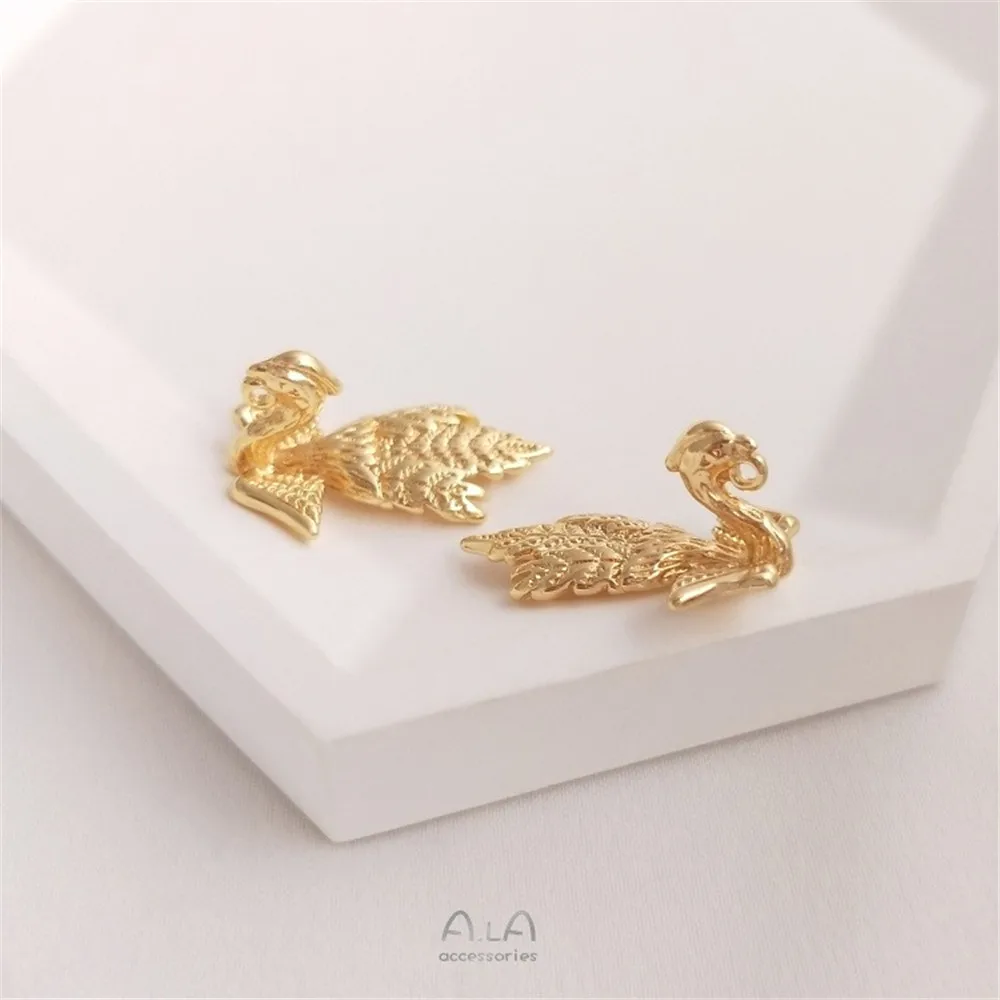 14K Gold Color Copper Plated Real Gold Phoenix Pendant Handmade Diy Earrings Pendant Hairpin Pendant Handmade Accessories
14K Gold Color Copper Plated Real Gold Phoenix Pendant Handmade Diy Earrings Pendant Hairpin Pendant Handmade Accessories