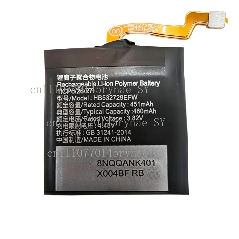 For Huawei Watch 3 New 460mAh HB532729EFW High Capacity Replacement Battery +Free Tools
For Huawei Watch 3 New 460mAh HB532729EFW High Capacity Replacement Battery +Free Tools