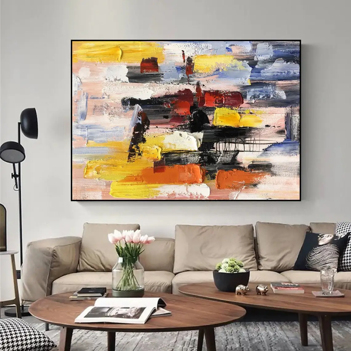 Large Abstract Oil Painting Colorful Abstract Canvas Painting Acrylic Abstract Painting Large Yellow Paintings Bedroom Wall Art
Large Abstract Oil Painting Colorful Abstract Canvas Painting Acrylic Abstract Painting Large Yellow Paintings Bedroom Wall Art