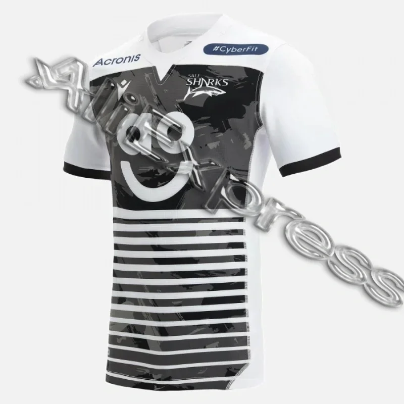 Джерси для регби Sharks Away, мужская повседневная футболка для занятий спортом на открытом воздухе, удобный быстросохнущий детский модный топ с короткими рукавами
Джерси для регби Sharks Away, мужская повседневная футболка для занятий спортом на открытом воздухе, удобный быстросохнущий детский модный топ с короткими рукавами