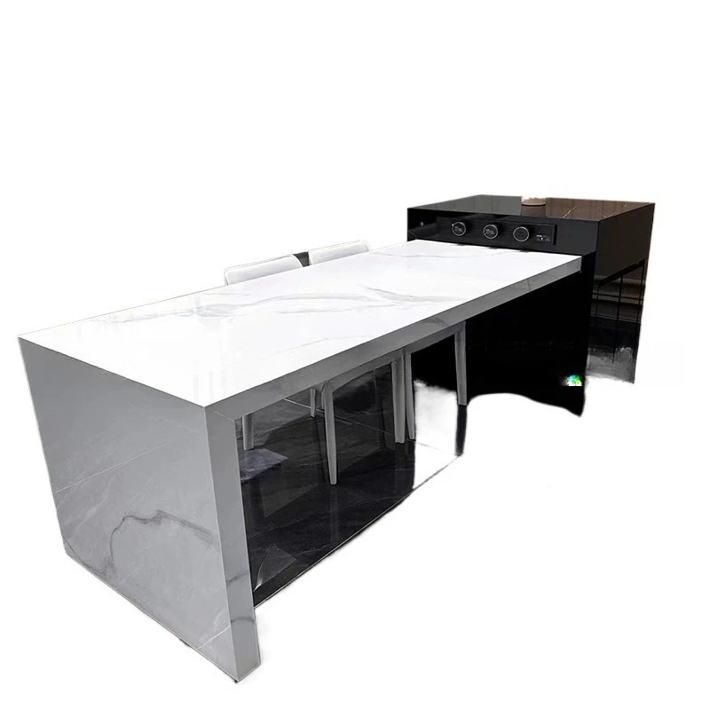 Slate, island, dining table, integrated, household, retractable, modern, minimalist
Slate, island, dining table, integrated, household, retractable, modern, minimalist