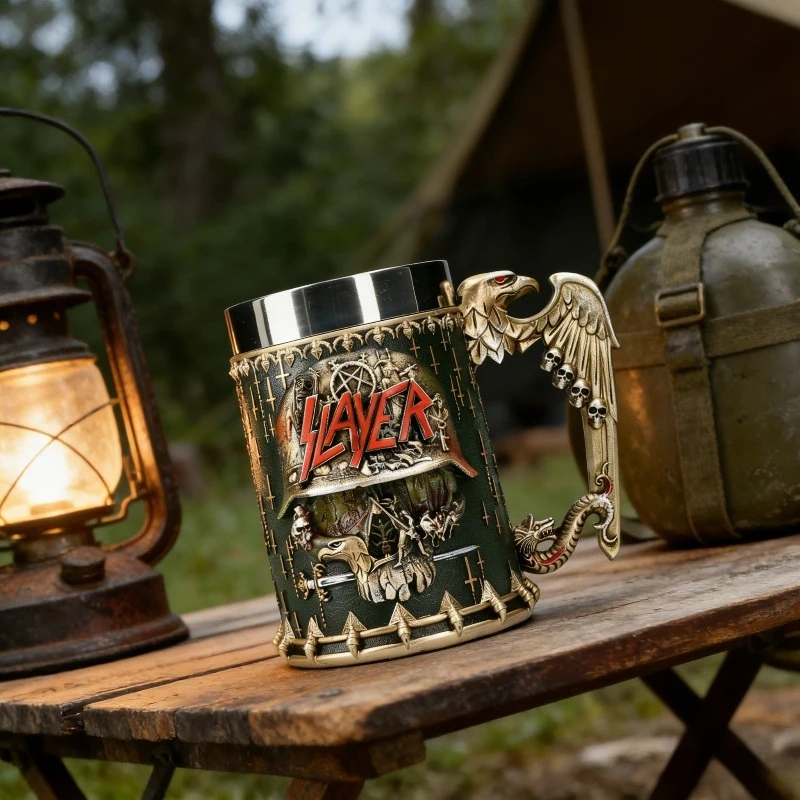 New Skull Beer Mug Personalized Skull Mug Large Capacity Wine Mug Stainless Steel Liner
New Skull Beer Mug Personalized Skull Mug Large Capacity Wine Mug Stainless Steel Liner