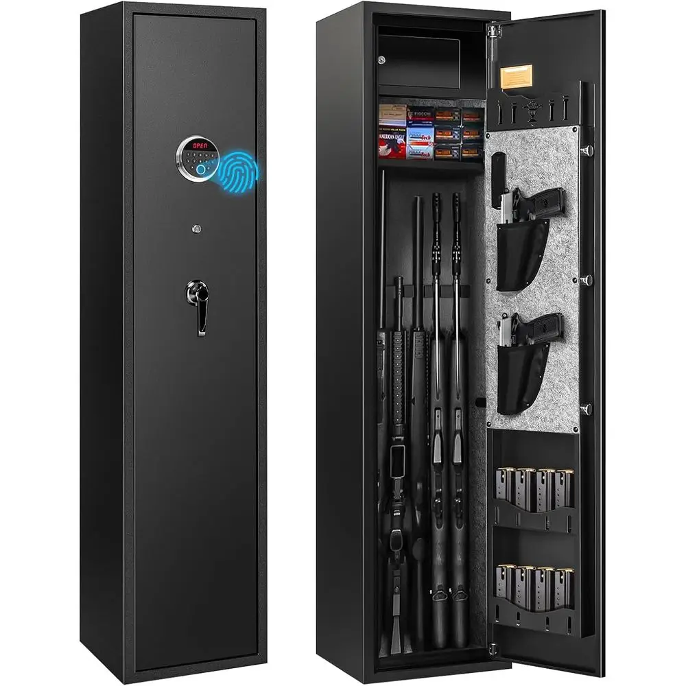 Biometric Gun Sae or Riles Home Long Gun Sae Quick Accingerprint Recognition Pistols Sae Keypad Wall Mount Large Gun Cabinet wit
Biometric Gun Sae or Riles Home Long Gun Sae Quick Accingerprint Recognition Pistols Sae Keypad Wall Mount Large Gun Cabinet wit