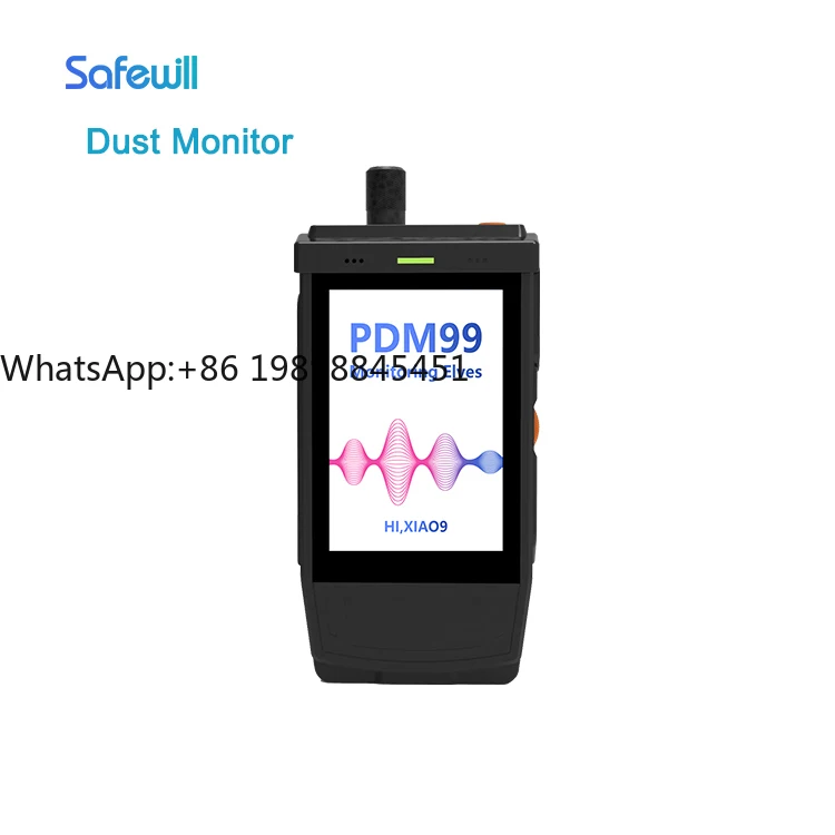 Safewill OEM Temperature and Humidity Sensor PM2.5 PM10 Professional Dust Air Quality Monitoring Handheld Environmental Monitor