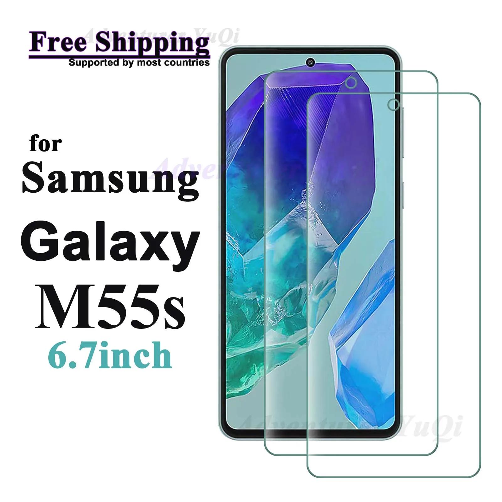 Screen Protector for Samsung Galaxy M55s 6.7 Tempered Glass Crystal HD 9H Transparent Anti Scratch Case Friendly High Aluminum
Screen Protector for Samsung Galaxy M55s 6.7 Tempered Glass Crystal HD 9H Transparent Anti Scratch Case Friendly High Aluminum
